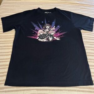 Uniqlo Graphic Tee W/ Anime  Oshi no Ko. Color Is Dark Black & 100% Perfect! MED